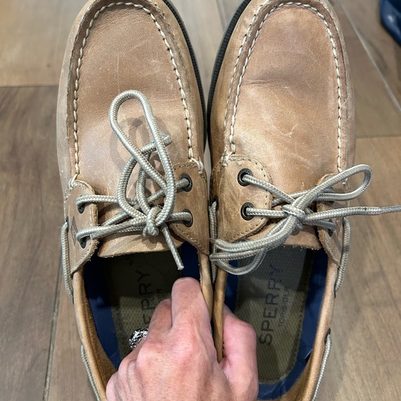 Sperry Men’s leather top-sider. Size 8.5 in great condition. - Picture 2 of 5